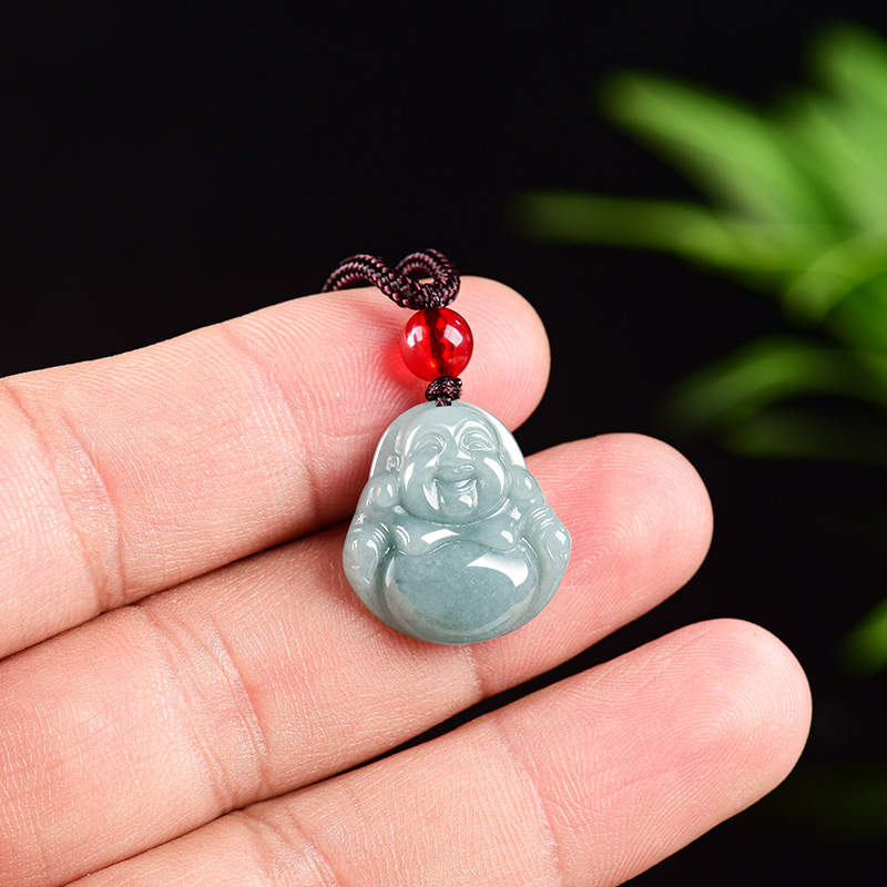 Jewelry & Watches Sp Z Oo Opinie - Collier pendentif bouddha Guanyin en jadéite