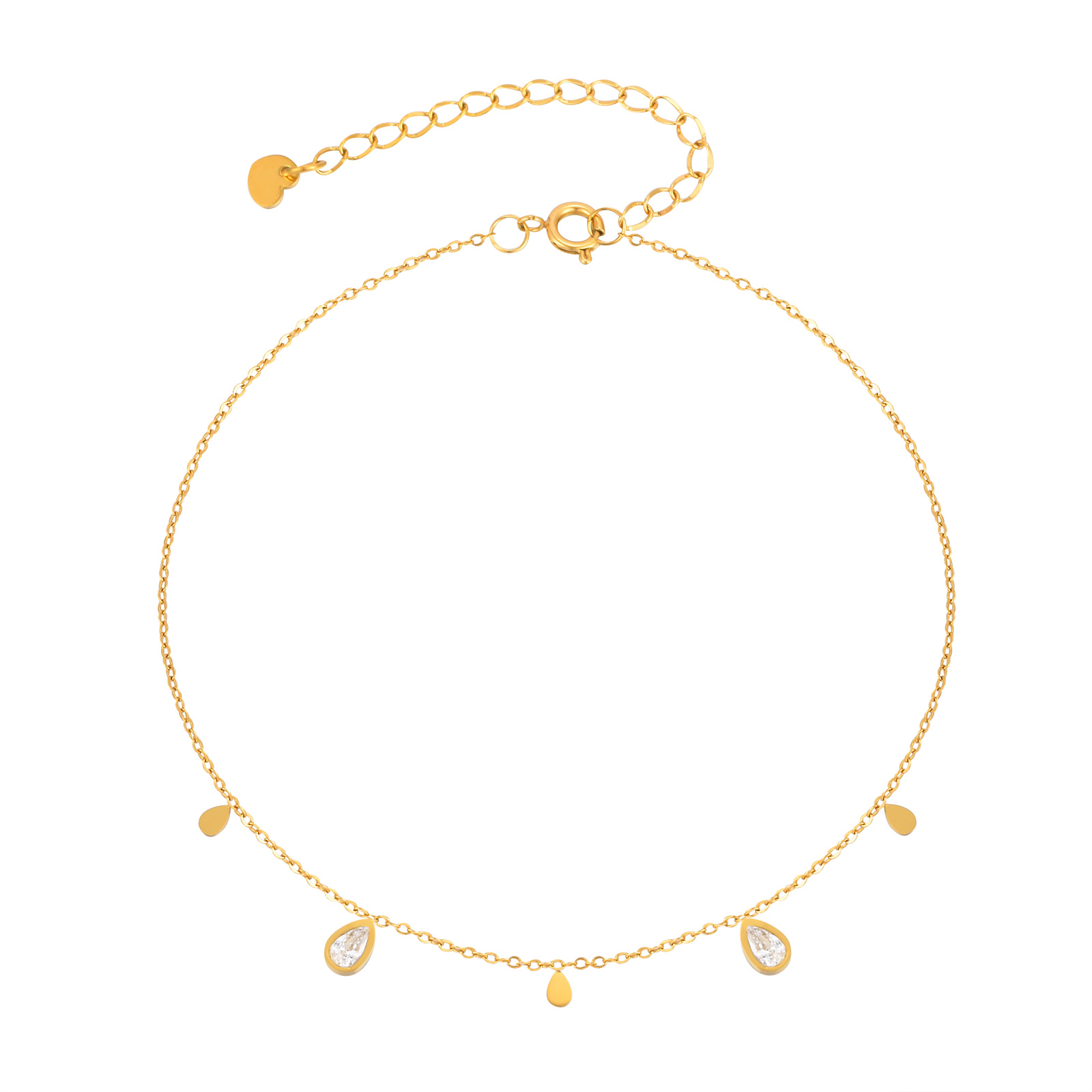 Jc Jewelry & Watches Photos - Bracelet de cheville délicat en Zircon