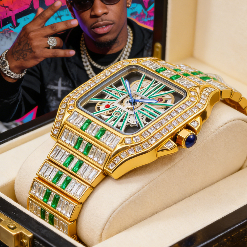 Jewelry And Watches Luxury Brand - Montre-bracelet de luxe creuse en quartz