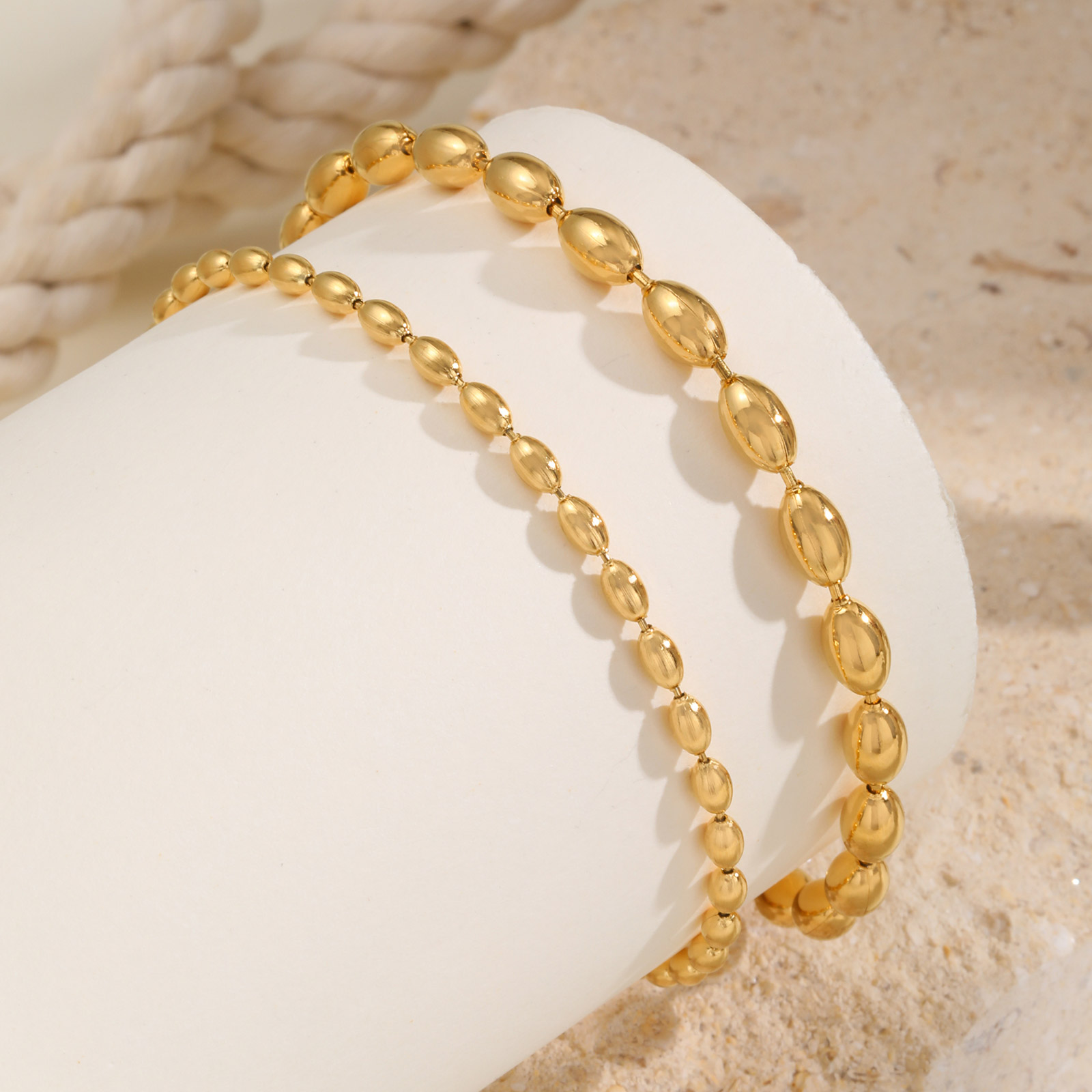 Bracelet de cheville en chaîne - Jc Jewelry & Watches Photos avis et prix