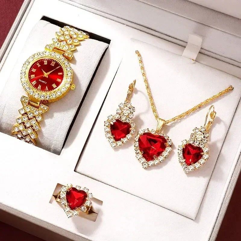 Ensemble de bijoux de luxe dor - Jewelry Watches For Ladies avis et prix