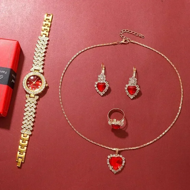 Ensemble de bijoux de luxe dor - Jewelry Watches For Ladies avis et prix