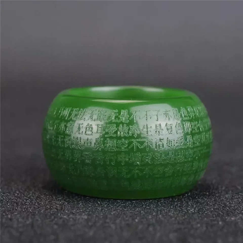 Bague en jade vert naturel de  - Jewelry & Watches Sp Z Oo Opinie avis et prix