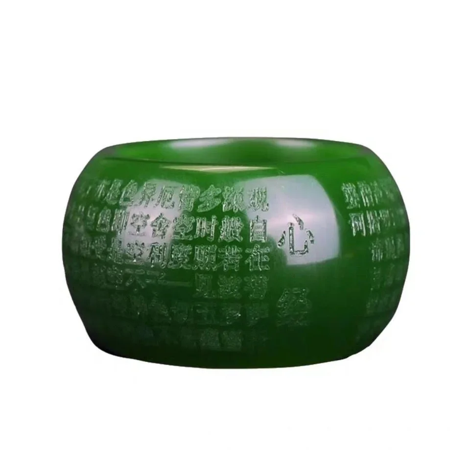 Bague en jade vert naturel de  - Jewelry & Watches Sp Z Oo Opinie avis et prix