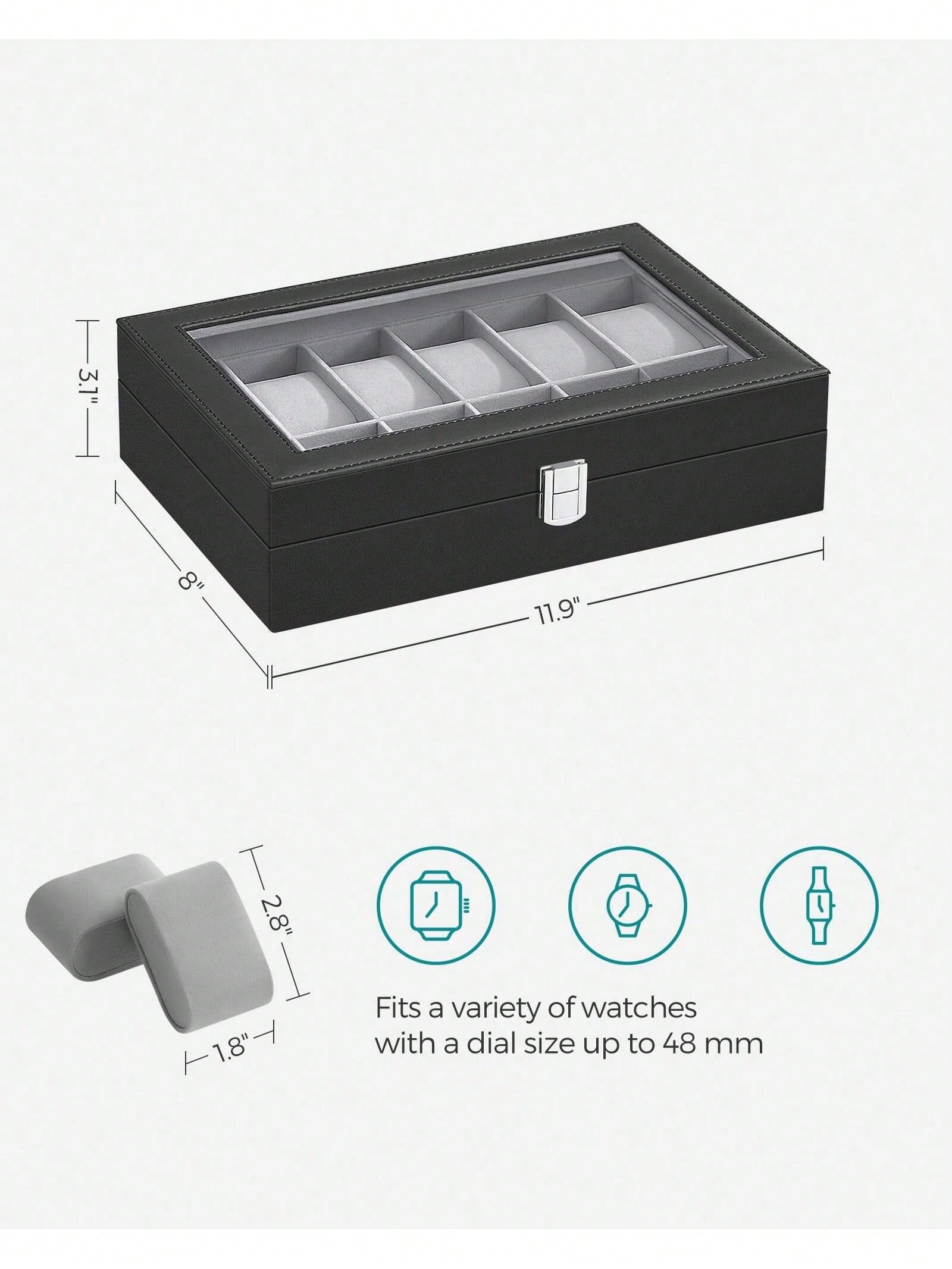 Boîte à montres verrouillable  - Jewelry Box That Holds Watches avis et prix