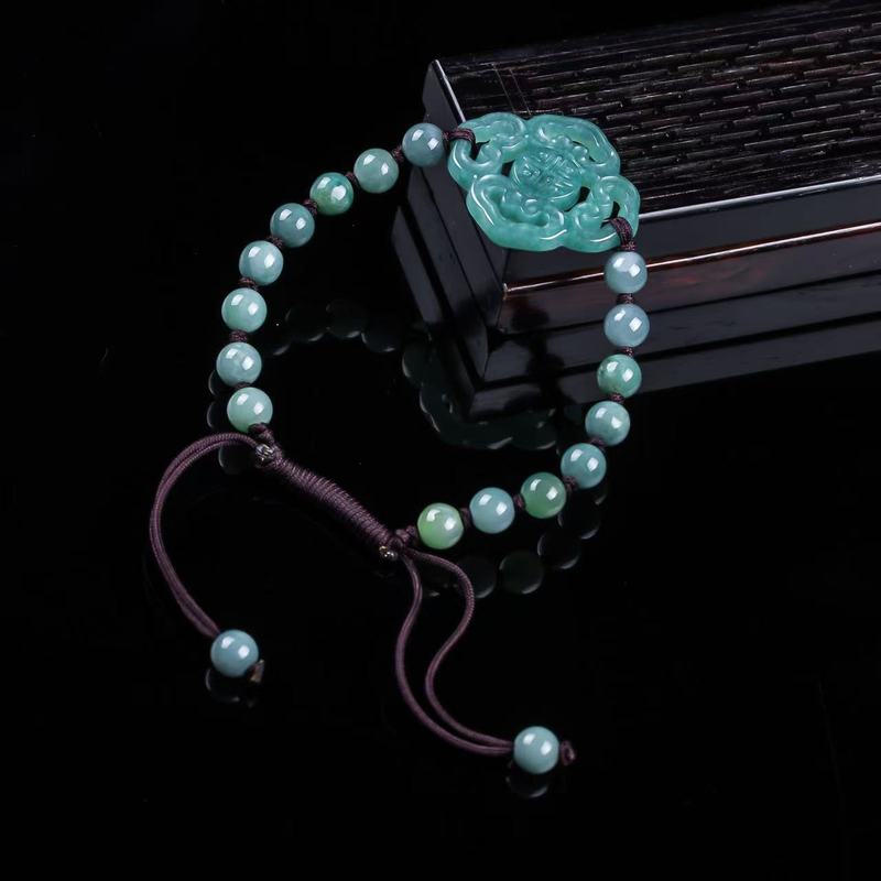 Bracelet en jadéite naturelle  - Jewelry & Watches Sp Z Oo Opinie avis et prix