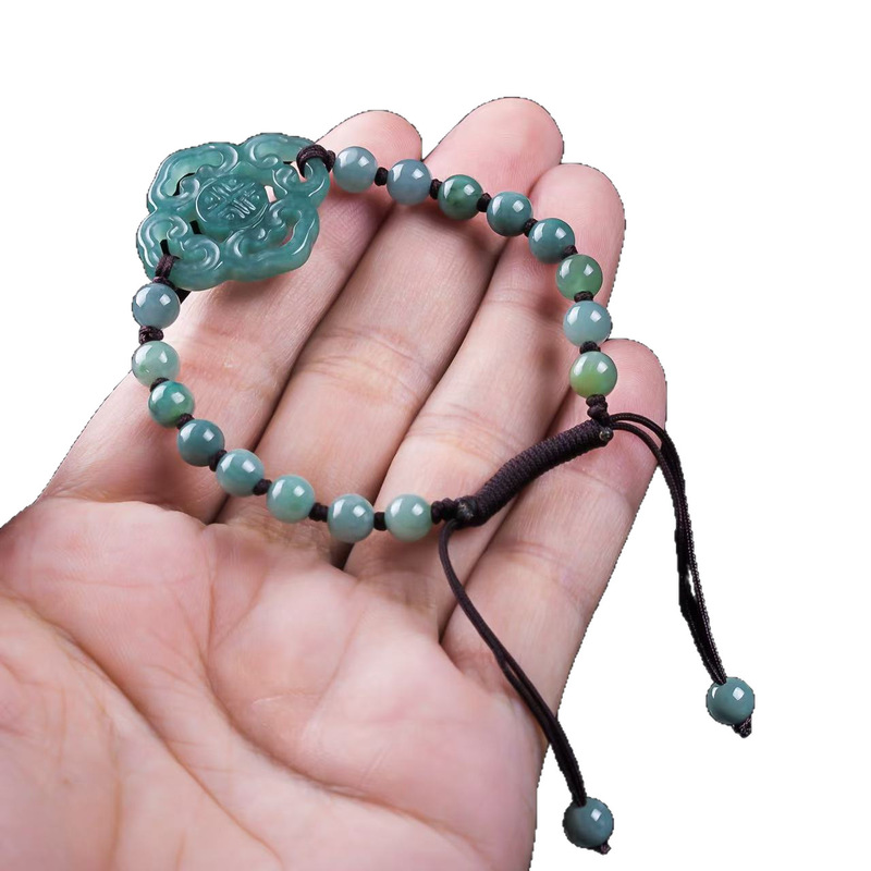 Bracelet en jadéite naturelle  - Jewelry & Watches Sp Z Oo Opinie avis et prix