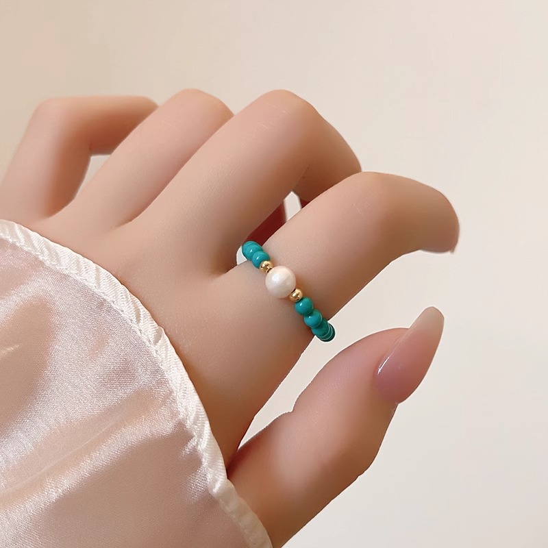 Nouveauté à la mode perle d'ea - Turquoise Stone Ring avis et prix