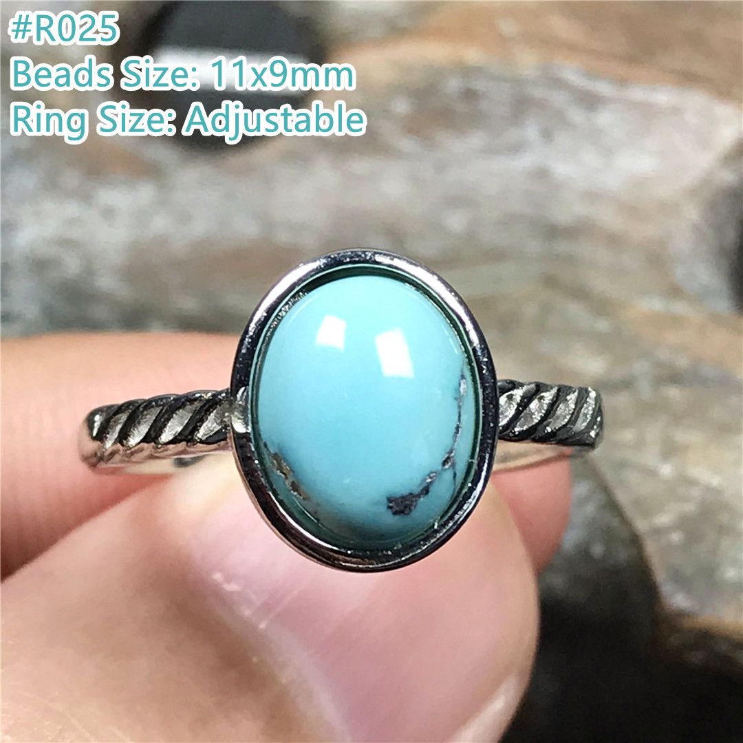 Bague en Turquoise Naturelle p - Turquoise Stone Ring avis et prix