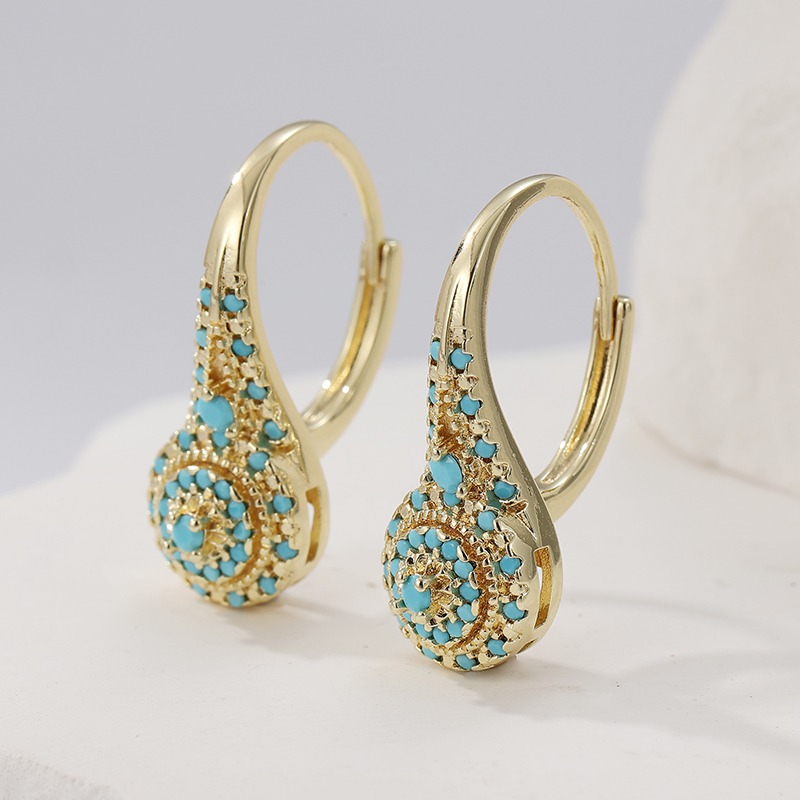 Boucles d'oreilles en forme de - Turquoise Stone Ring avis et prix