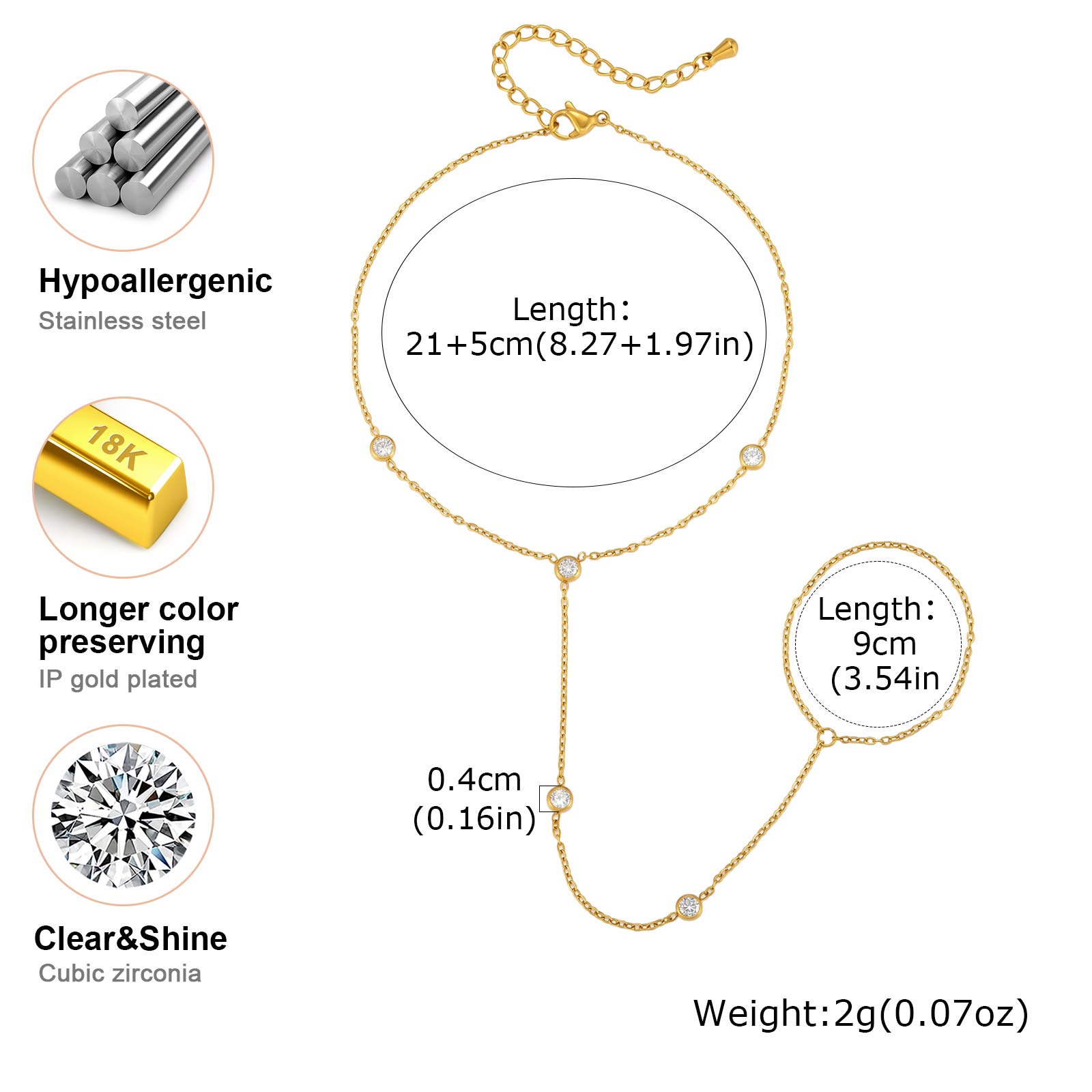 Chevillère en acier inoxydable - Jc Jewelry & Watches Photos avis et prix