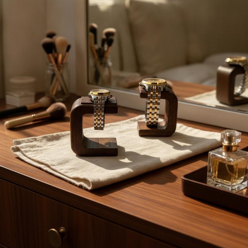 Support décoratif en bois mass - Jewelry With Watches avis et prix