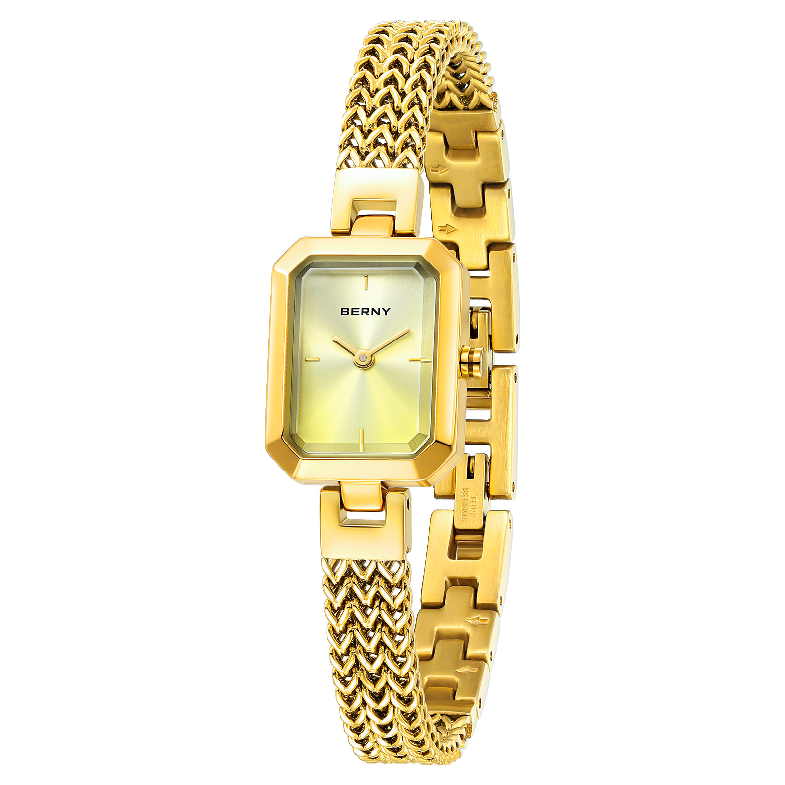 BERNY-Mini montre carrée en or - Jewelry Watches For Ladies avis et prix