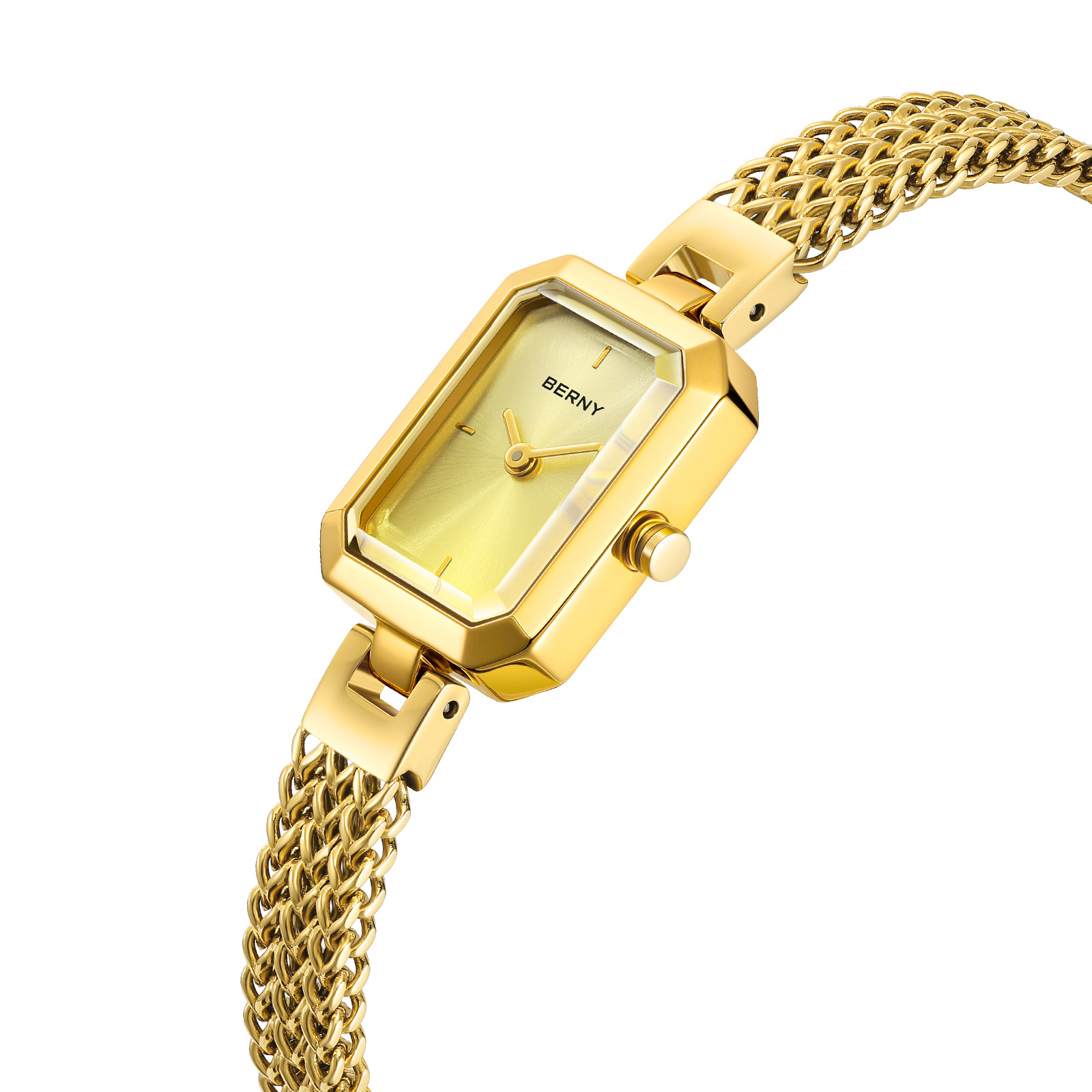 BERNY-Mini montre carrée en or - Jewelry Watches For Ladies avis et prix